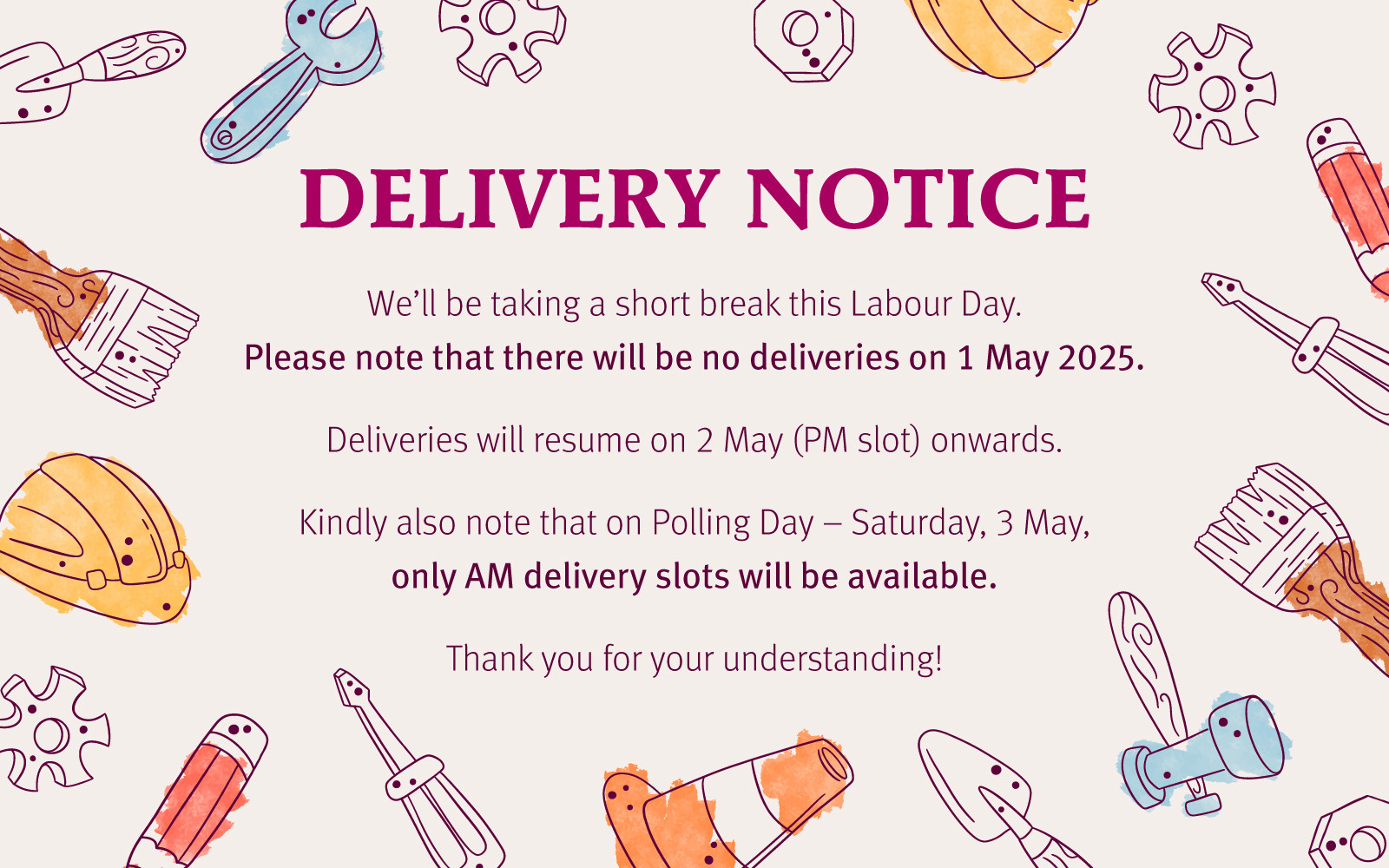 Delivery Notice